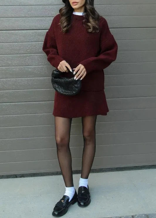 Sophie’s Cozy-Knit® Sweater and Skirt Set