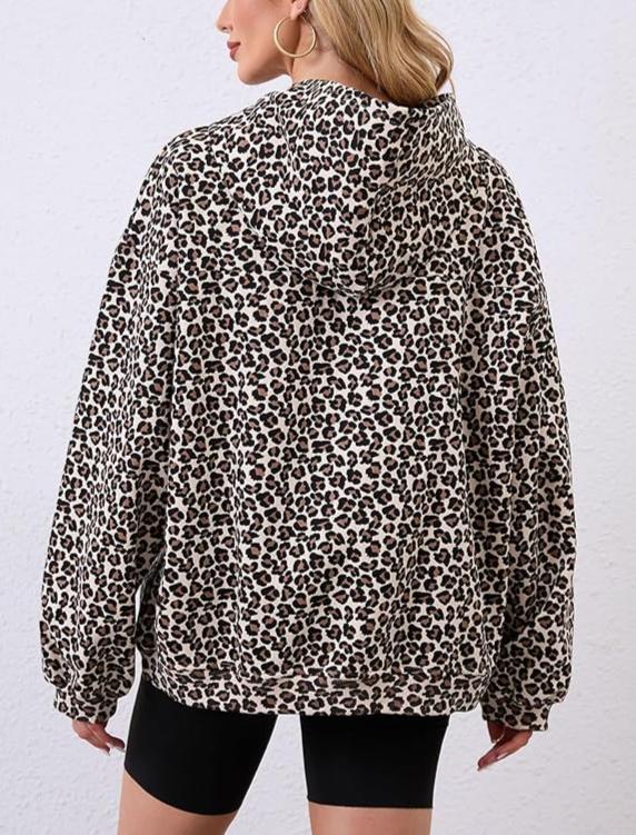 Limited Time Special: Aria-Luxe Leopard® Hoodie with Free Matching Sweatpants